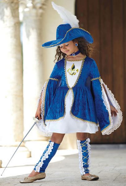 Three Musketeers Girl Girl Costumes Musketeer Costume Halloween