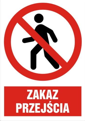 Zakaz Przej Cia Tabliczka Pcv Alatan