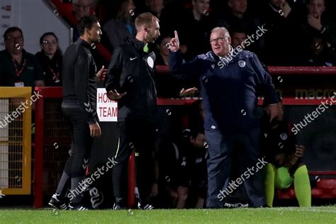 Stevenage Manager Steve Evans Speaks Fourth Editorial Stock Photo ...