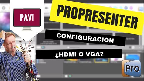 Configuración inicial de PROPRESENTER YouTube