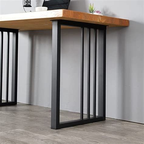 Sss Furniture Metal Table Legs Hight Wide Black Heavy Duty