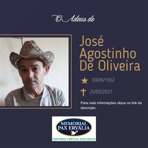 José Agostinho Fernandes Da Silva De Oliveira - JOSÉ AGOSTINHO DE OLIVEIRA - Grupo Pax Ervália