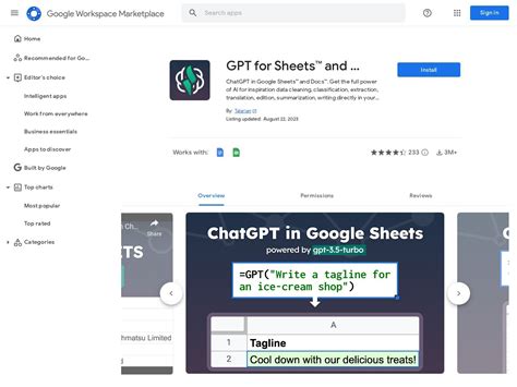 Gpt For Sheets Unleash The Power Of Ai In Google Workspace With Gpt