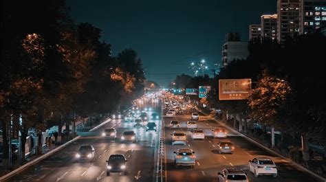 夜晚车流道路拥堵视频素材 延时摄影视频素材下载 高清3840X2160视频素材下载 凌点视频素材网 编号 664727