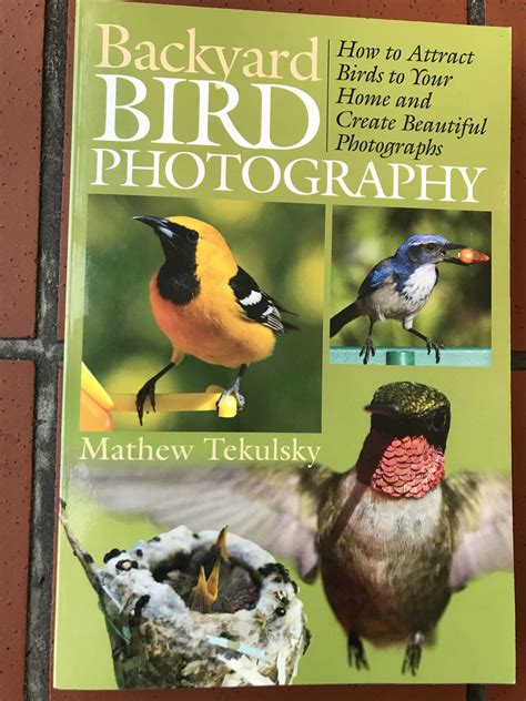 Book, Backyard Bird Photography