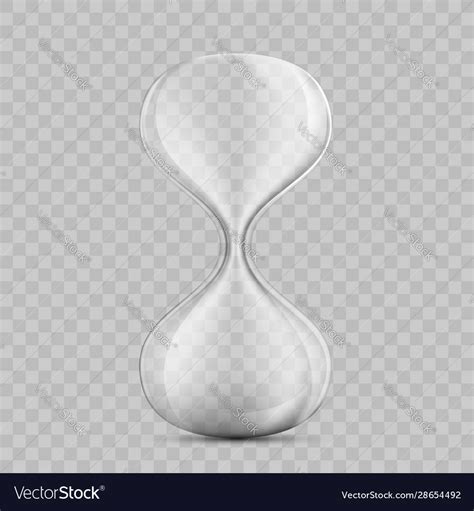 Icon empty hourglass template sandglass Royalty Free Vector