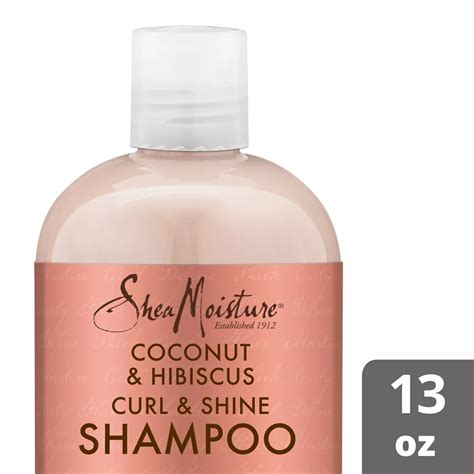 Sheamoisture Curl And Shine Coconut Shampoo Coconut And Hibiscus Shop Shampoo And Conditioner At