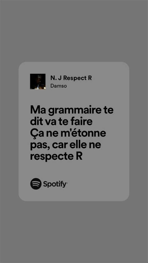 Pingl Par Mirva Aa Sur Phrase Rap Paroles De Rap Damso