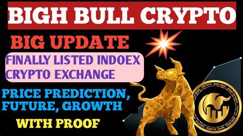 Listed On Indoex Big Bull Cryptocurrency Big Bull Coin Big Bull