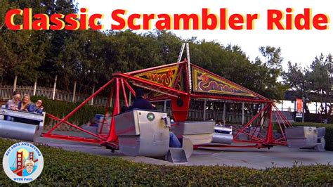 Classic Scrambler Ride At Six Flags YouTube