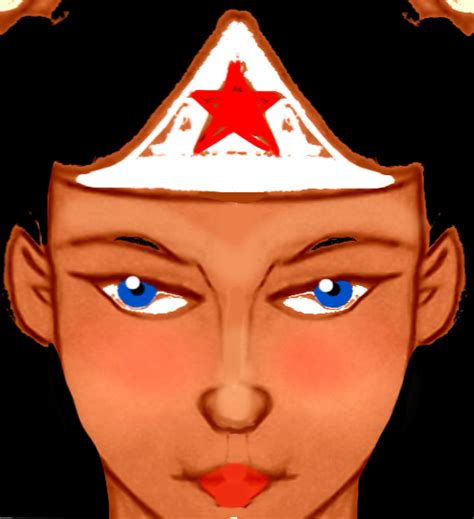 Wonder Woman Face By Svettzwo On Deviantart