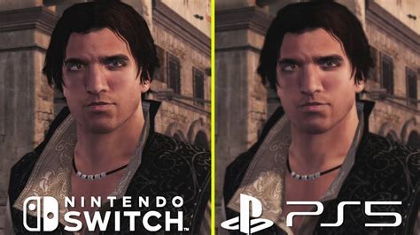 Assassins Creed 2 The Ezio Collection Nintendo Switch Vs Ps5 Ps4