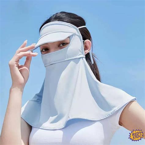 Face Mask 3d Protect The Nasal Cavity Sun Protection Mask Women S Uv Protection Full Face Neck