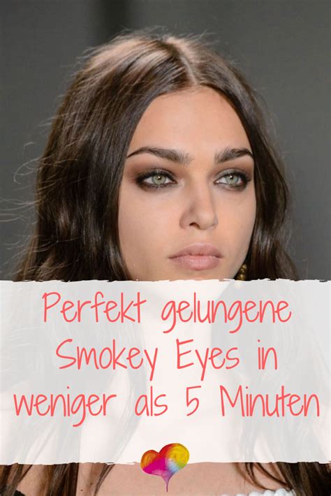 Schnelle Smokey Eyes In 5 Minuten Zum Perfekten Make Up Smokey Eyes