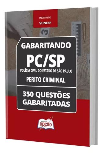 Apostila Caderno De Testes Pc Sp Perito Criminal Mercadolivre