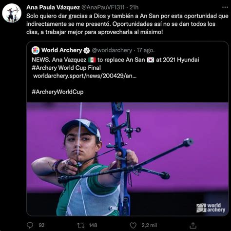 Por Qué Ana Paula Vázquez Reemplazará En El Mundial De Tiro Con Arco A