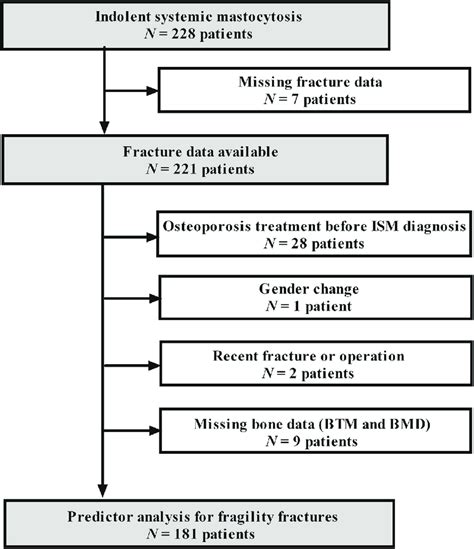 Flowchart Of Handling Of Fracture Data From Patients With Ism