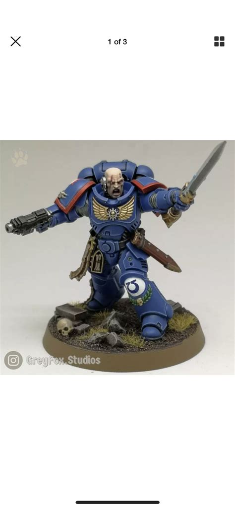 Warhammer 40k Miniatures Ultramarine Warhammer 40000 Space Marine