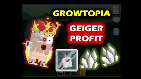 Growtopia Geiger Profit I Got White Crystal Youtube