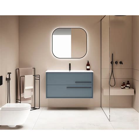 CONJUNTO MUEBLE BAÑO VISOBATH AQUA 80CM LAVABO FLAT