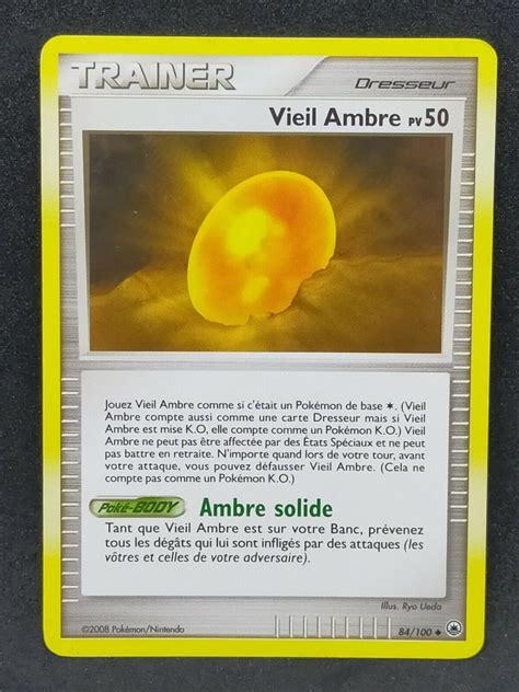 Vieil Ambre 84 100 Diamant Et Perle Aube Majestueuse Carte Pokemon