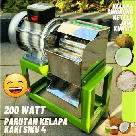 Jual Mesin Parut Kelapa Singkong Parutan Kelapa Mini Listrik Stainless