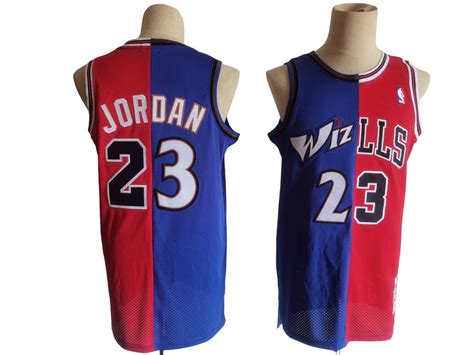 Bulls X Wizards MJ #23 Red Navy Retired Number Jersey - Master – Pro ...