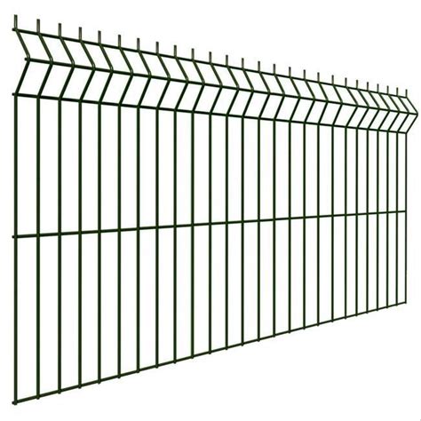 Hot Galvanized Steel Metal Garden Fence Pvc Coated Green D V Triangle