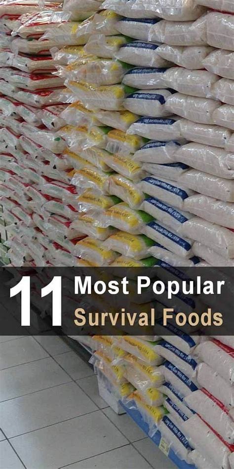 15 Most Popular Survival Foods Survival Food Emergency Preparedness Food Survival Food Storage