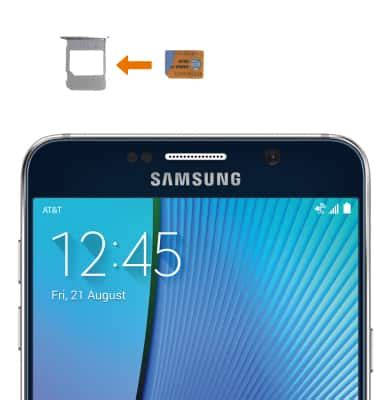 Samsung Galaxy Note 5 N920A Insert Or Remove SIM Card AT T