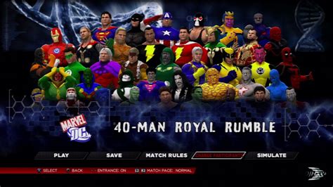 Wwe K Marvel Dc Super Hero Rumble Youtube