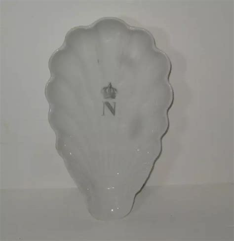 Ancien Grand Ravier Coquille Porcelaine Blanche Napol On N Couronn Eur