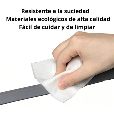 1 Metro Tira Barrera De Agua De Silicona 1 Metro Burlete Adhesivo Para