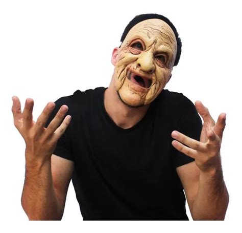 Máscara de boca móvel Old Oldman 27442 cores nude Moving Mouth MercadoLivre