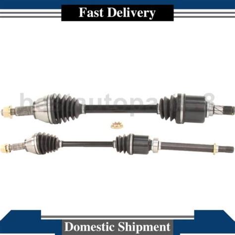 Trakmotive Front Cv Axle Joint Shaft Assembly X For Nissan Nv