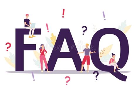 Business FAQ Concept Of Frequently Asked Questions Flat Vector