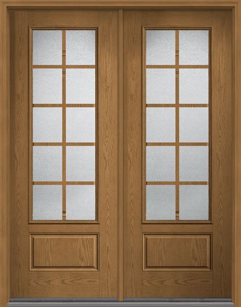 Granite Colonial Lite Sdl Oak Lite Panel Fiberglass Double