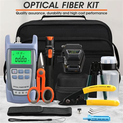 Pcs Set Fiber Optic Ftth Tool Kit With Aua C Fiber Cleaver Optical