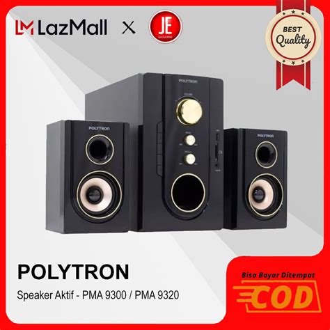 Polytron Sepeker Multimedia Bluetooth Pma Pma Putih Hitam