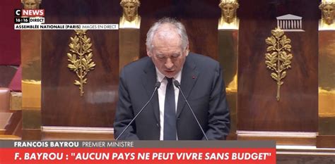 Budget Le Premier Ministre Fran Ois Bayrou A D Clench Cet Apr S Midi