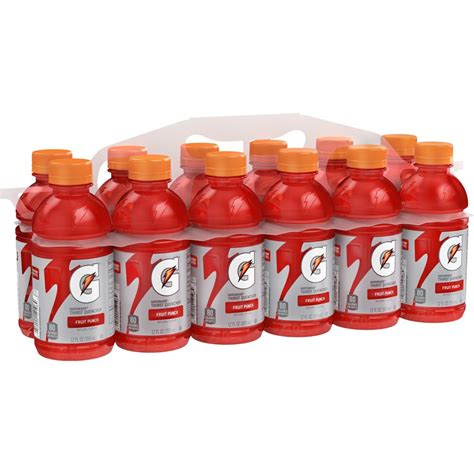 12 Bottles Gatorade Thirst Quencher Sports Drink Fruit Punch 12 Fl Oz