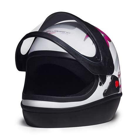 Capacete San Marino Branco Femme Todos Os Tamanhos Shopee Brasil