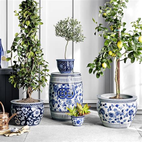 Blue & White Ultimate Planter Pot Set | Williams Sonoma