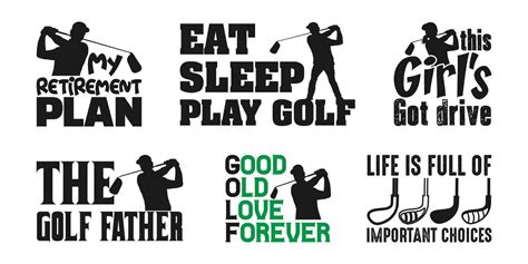 Golf T shirt Design Bundle, Vector Golf T shirt design, Golfing shirt, Golf typography T shirt ...