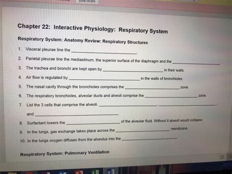 Solved Keactivate Chapter 22 Interactive Physiology