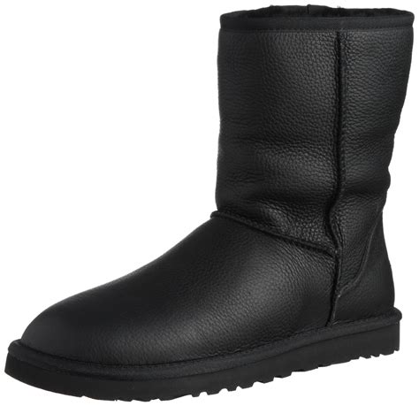 Ugg 1003944 Men Classic Short Leather 10 Black