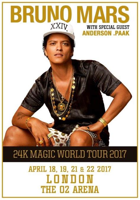 Bruno Mars World Tour 2024 Setlist Maye Marlee