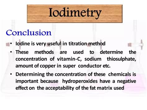 Iodometry & Iodimetry | PPT