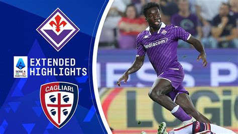 Fiorentina Vs Cagliari Game Highlights YouTube