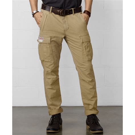 Denim And Supply Ralph Lauren Zippocket Cargo Pants In Natural For Men Lyst